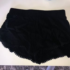 Black Flowy shorts